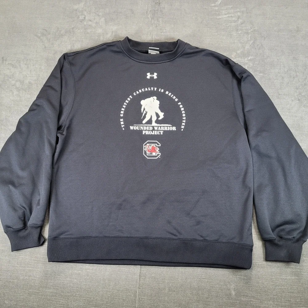 Under Armour Wounded Warrior Project South Carolina Gamecocks Sweatshirt Mens LG